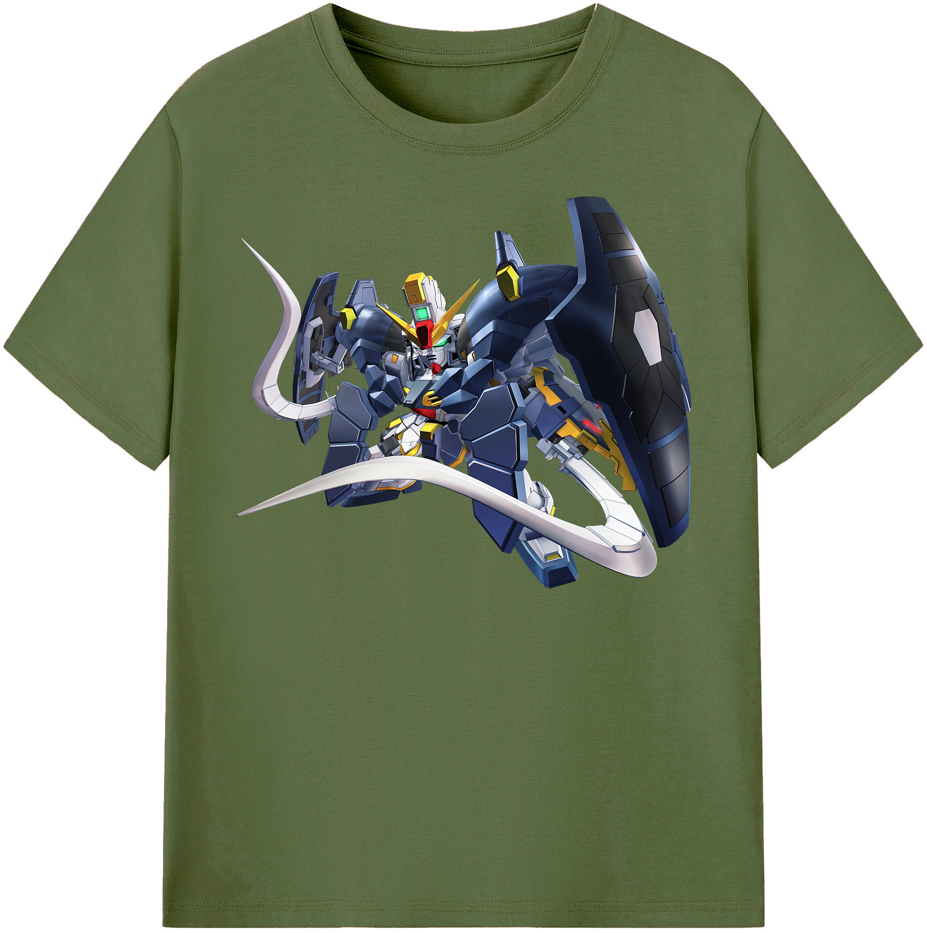 （画像用） 機動戦士ガンダム Mobile Suit Gundam 綿100％半袖Tシャツ（フロントプリント）